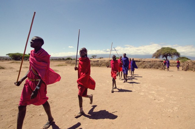 Maasai Dance Preparations