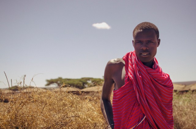 Masai Warrior, Amboseli 