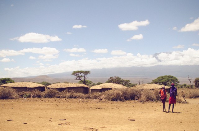 Masai Men, Amboseli